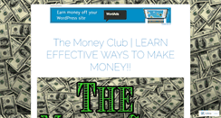Desktop Screenshot of moneyclubmembers.com